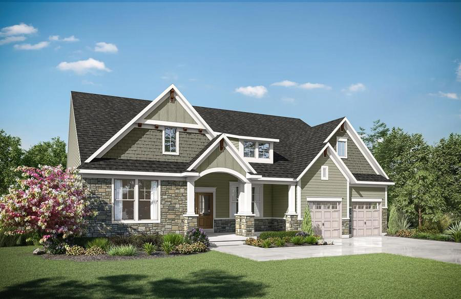 Craftsman-style home in the Cary market
